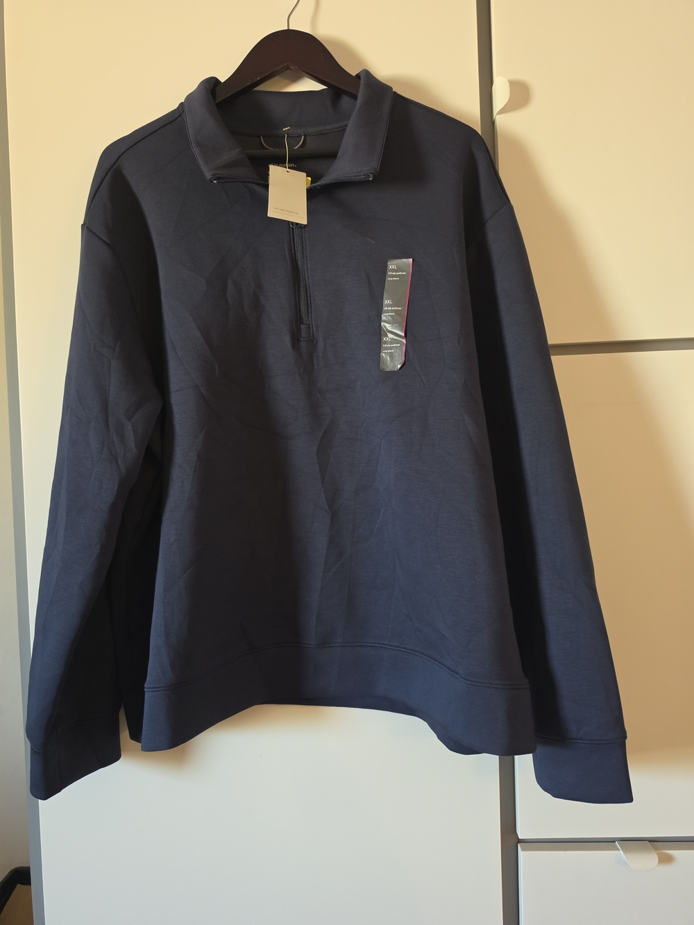 Men's Half-Zip Pullover Sweatshirt - Navy